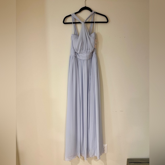 KIKO DRESS CHIFFON ICE BLUE - Picture 3 of 10